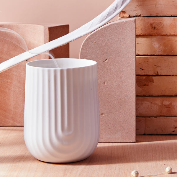 Load image into Gallery viewer, Driftwood - Arc Scented Porcelain Candle