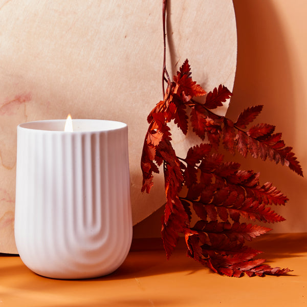 Load image into Gallery viewer, Sweater Weather - Arc Scented Porcelain Candle