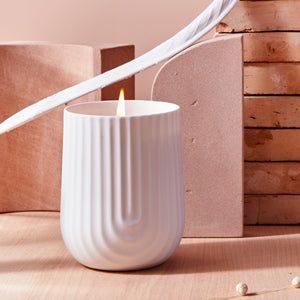 Lanterne Arc Scented Porcelain Candle, Driftwood